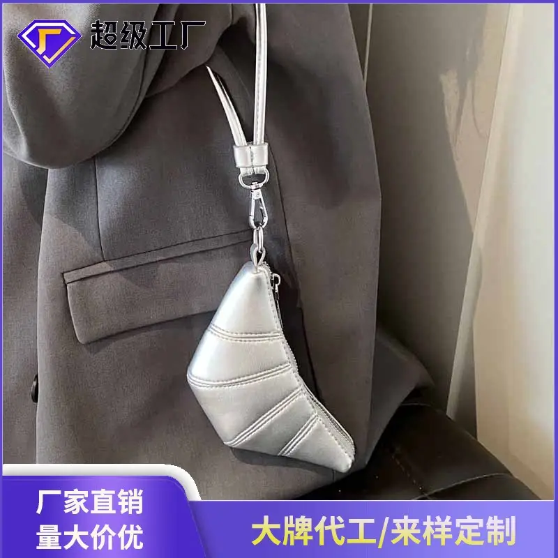 Silver French Niche Shoulder Bag for Women 2026