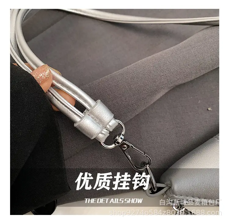 Silver French Niche Shoulder Bag for Women 2026 — feature 12