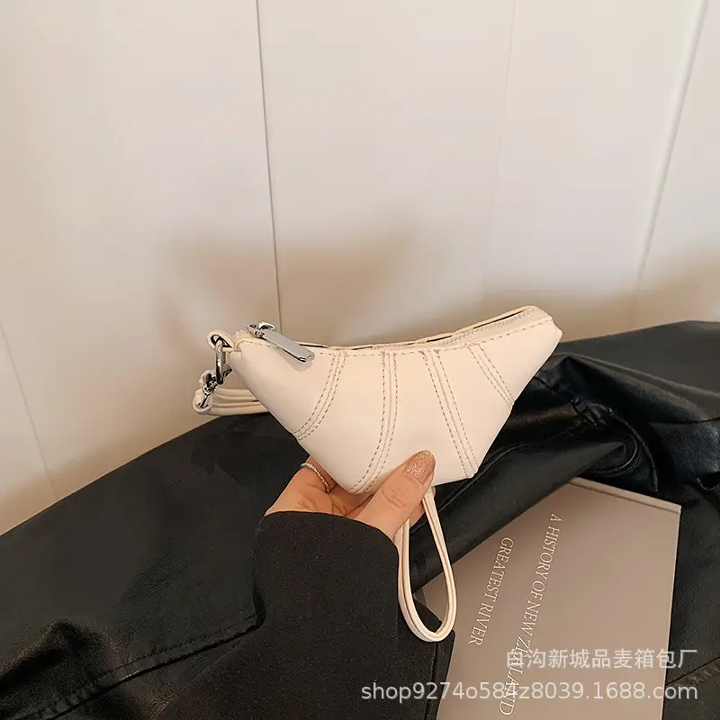 Silver French Niche Shoulder Bag for Women 2026
