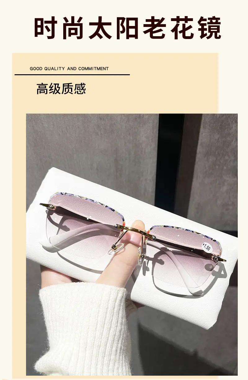 3D Lace Square Frame Reading Glasses Women — feature 27