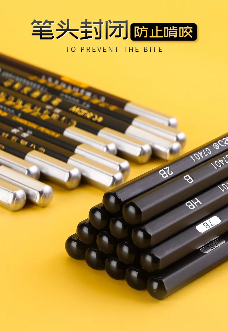 Marley Pencil Sketch Carbon Pen Drawing Painting Sketch Carbon Pen Hard Medium Soft White Carbon Pen Special for Beginners Art Students — feature 13
