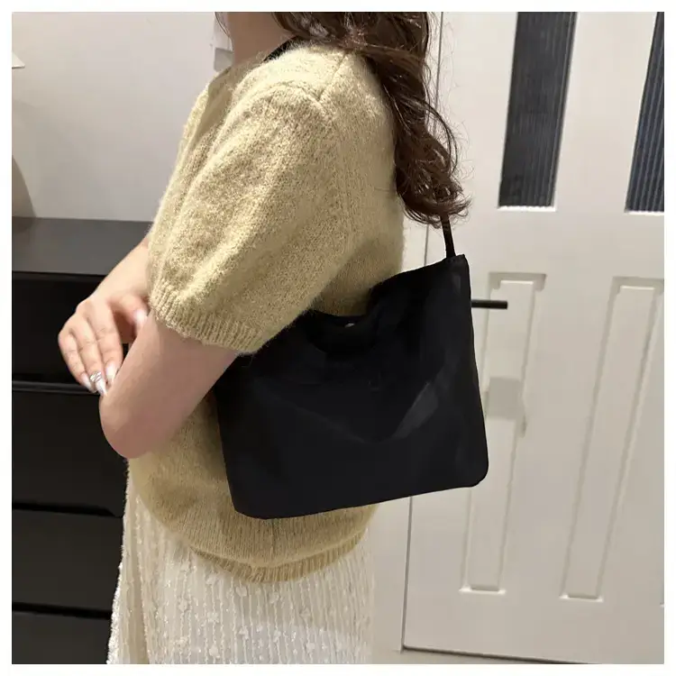 Black Nylon Shoulder Bag for Women 2024 New Arrival — feature 19