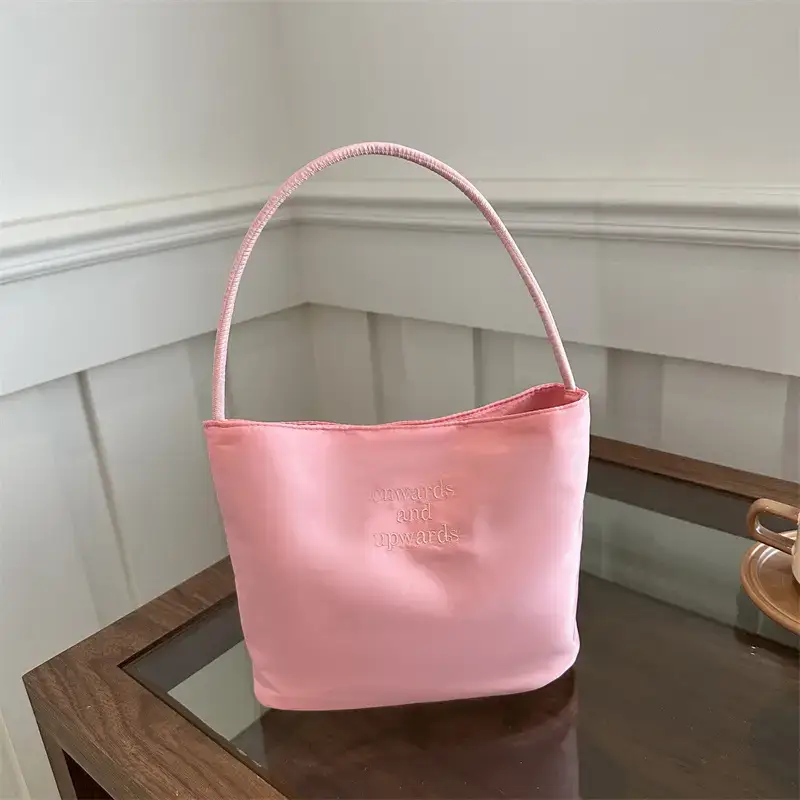 Black Nylon Shoulder Bag for Women 2024 New Arrival