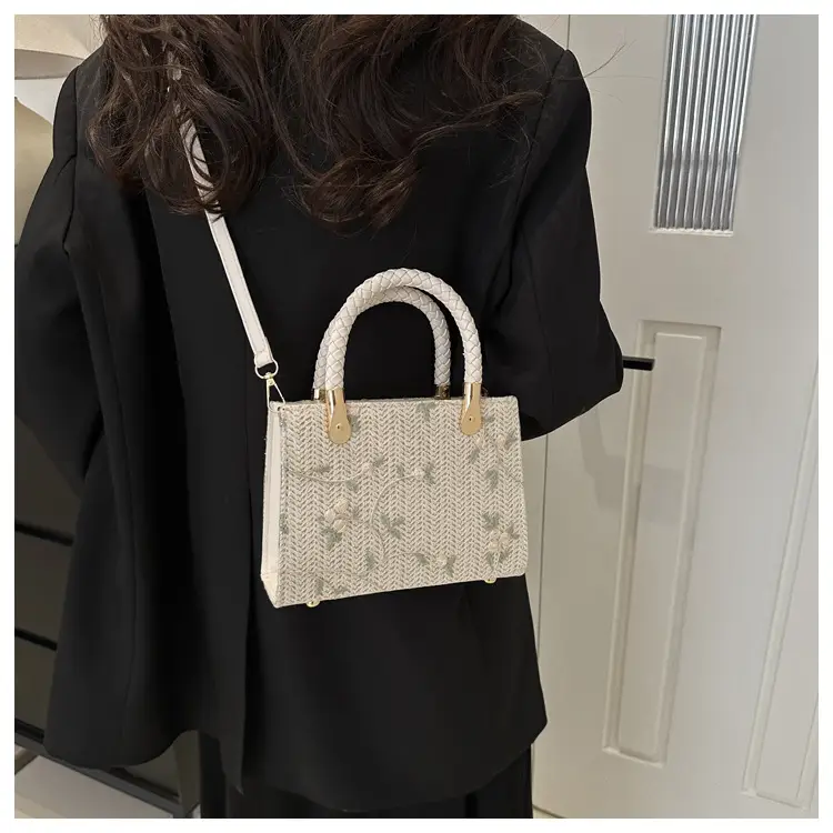 Women's 2024 Summer Shoulder Crossbody Bag with Braided Handles — feature 18