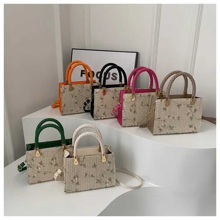 Women's 2024 Summer Shoulder Crossbody Bag with Braided Handles — feature 22