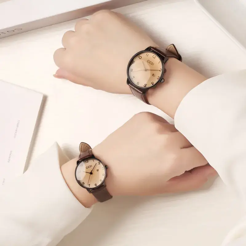 Goldie Vintage Leather Watch for Women - Image 8