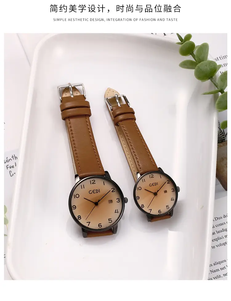 Goldie Vintage Leather Watch for Women — feature 10