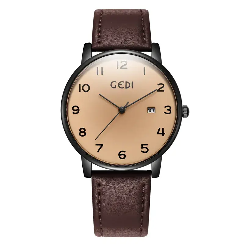 Goldie Vintage Leather Watch for Women - Image 3