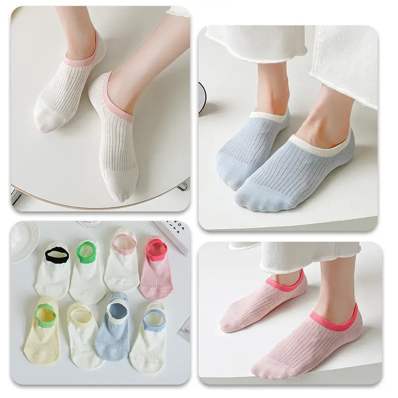 Socks Women's Summer Thin Boat Socks 2025 New Hot Style Summer Pure Cotton Korean Style Boneless Zhuji Socks Wholesale Socks