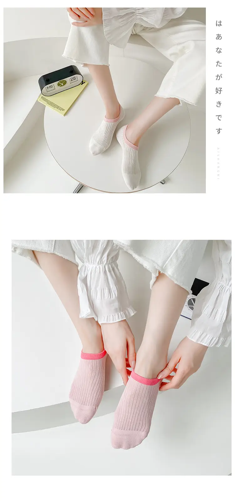 Socks Women's Summer Thin Boat Socks 2025 New Hot Style Summer Pure Cotton Korean Style Boneless Zhuji Socks Wholesale Socks — feature 11