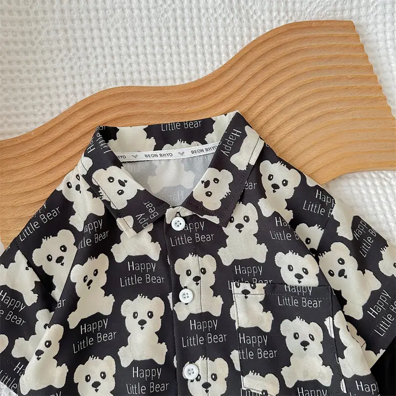 Children's Clothing Short-sleeved T-shirt Summer suit Boys' Styline Fashionable Two-piece New Children's Clothes Baby Children — feature 16