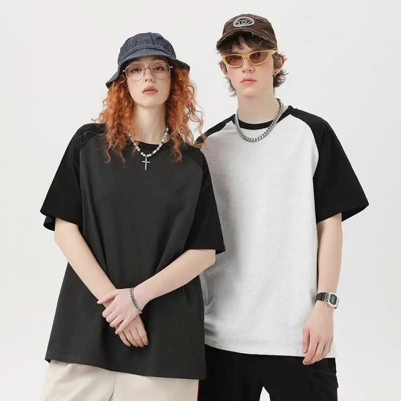 270g Pure Cotton Raglan Sleeve T-Shirt Japanese Style
