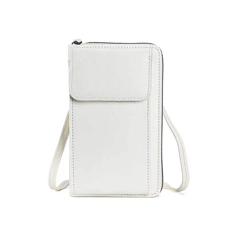 Black Retro Women's Crossbody Phone Wallet Bag - Image 9