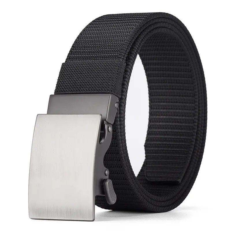 Double-Sided Faux Nylon Belt for Men European American Casual Waist-Cinching - Image 9