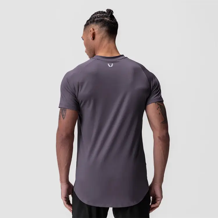 Men Black Slim Fit T-Shirt with Logo — feature 13