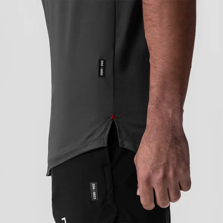 Men Black Slim Fit T-Shirt with Logo — feature 19