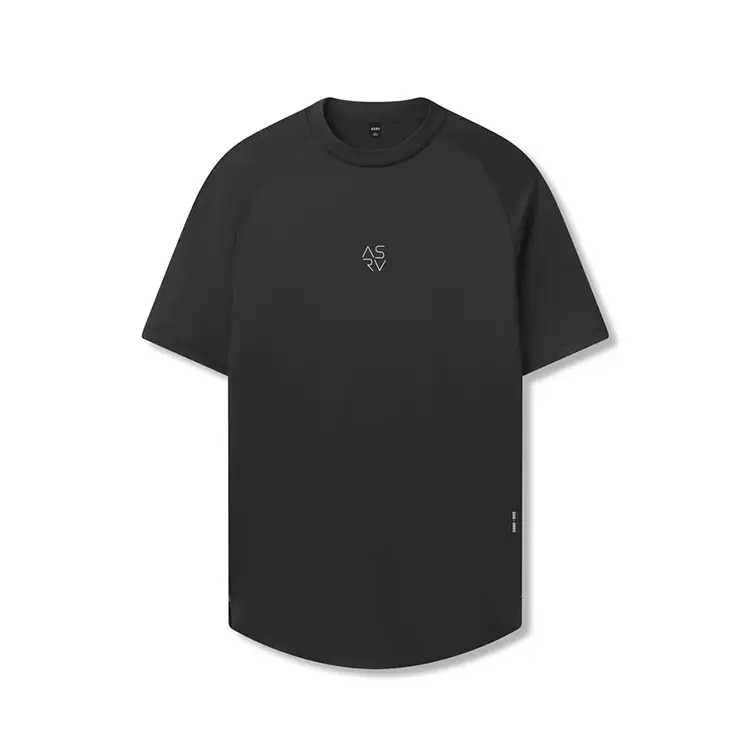 Men Black Slim Fit T-Shirt with Logo — feature 22