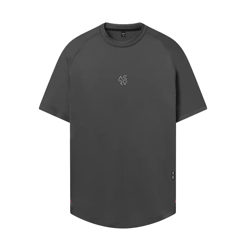 Men Black Slim Fit T-Shirt with Logo - Image 2