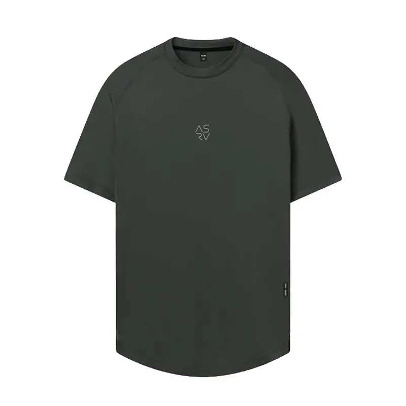 Men Black Slim Fit T-Shirt with Logo - Image 3