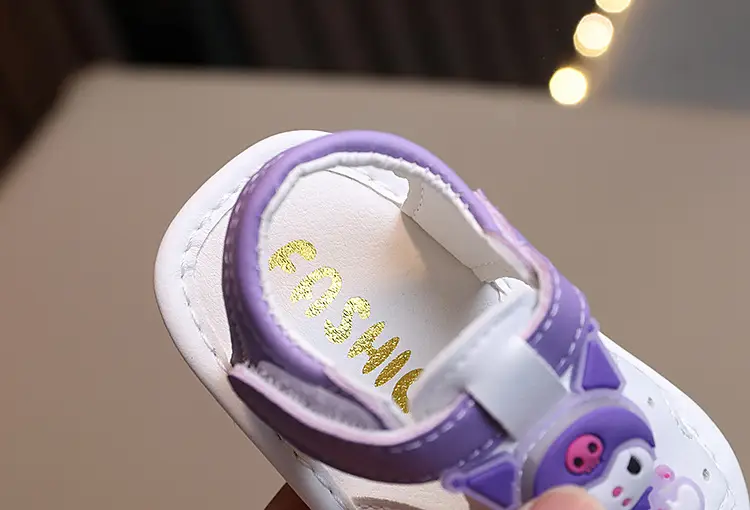 Girls Cartoon Call Sandals 0-1Yr Purple White β feature 8
