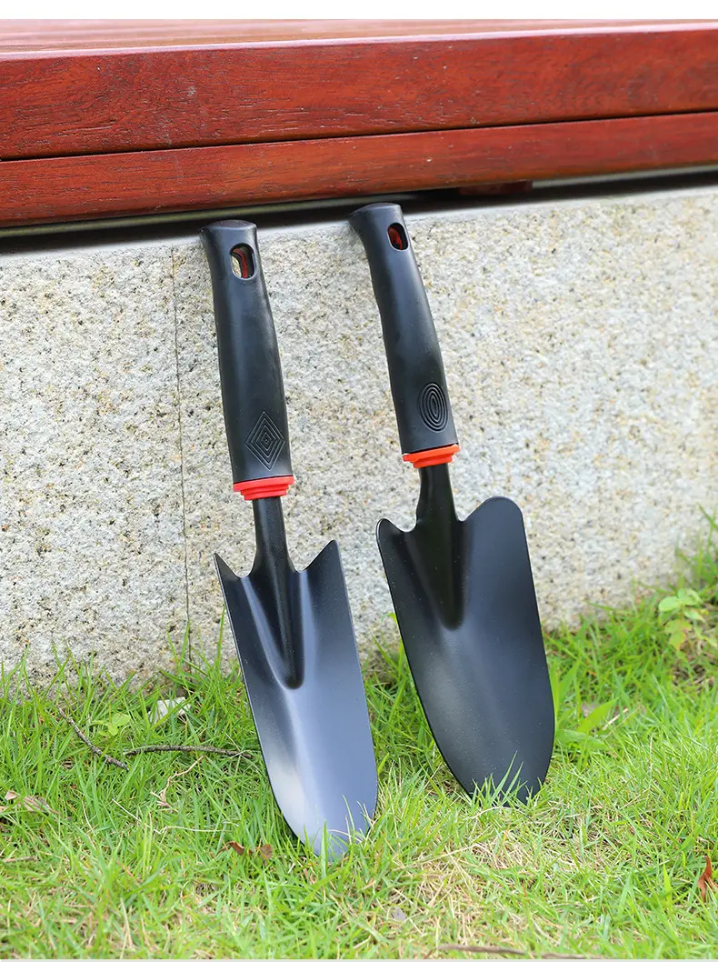 Shovel, Shovel, Small Shovel, Flower Planting Tool, Three-piece Set, Small Rake, Small Hoe, Shovel, Sea Gardening, Vegetable Planting and Weeding — feature 10