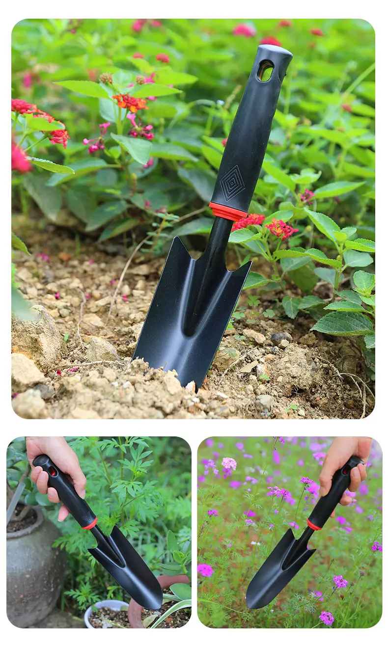 Shovel, Shovel, Small Shovel, Flower Planting Tool, Three-piece Set, Small Rake, Small Hoe, Shovel, Sea Gardening, Vegetable Planting and Weeding — feature 15