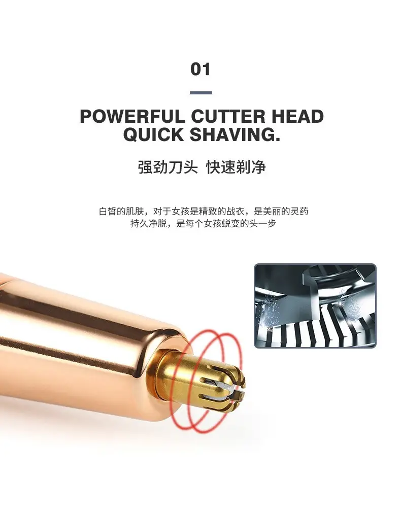 Electric Lip Shaver for Women - Waterproof & Easy Clean — feature 5