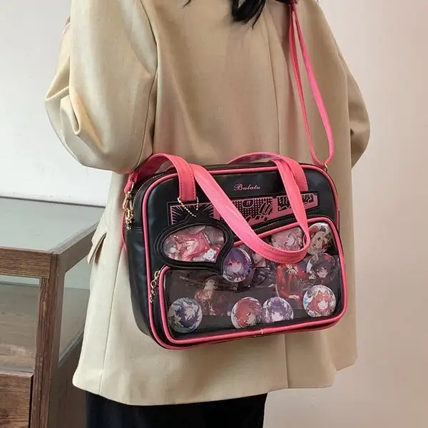 Japanese Painful Bag for Girls Transparent Bar Bag - Image 6