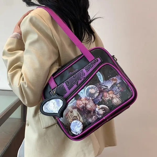Japanese Painful Bag for Girls Transparent Bar Bag - Image 7