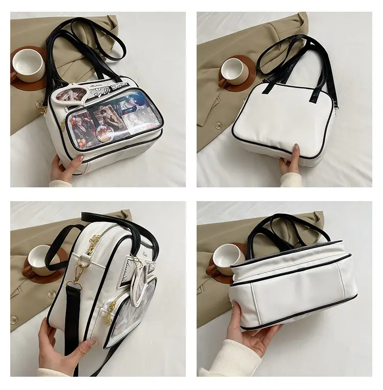 Japanese Painful Bag for Girls Transparent Bar Bag — feature 11