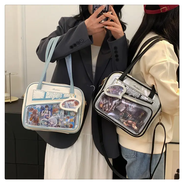 Japanese Painful Bag for Girls Transparent Bar Bag — feature 25