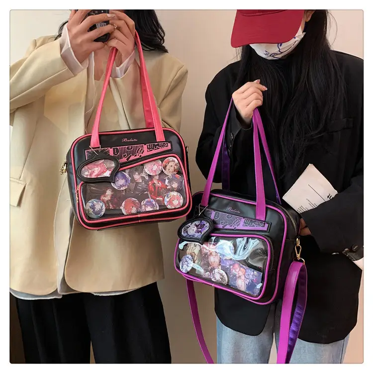 Japanese Painful Bag for Girls Transparent Bar Bag — feature 30
