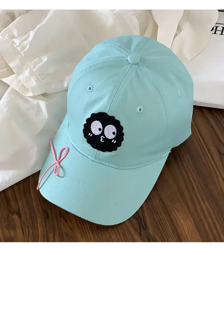 Women's Bow Embroidered Baseball Cap Wide Brim Hat — feature 10