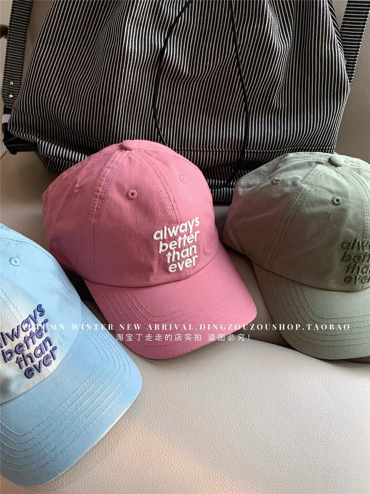 Korean Style Letter Embroidered Baseball Cap for Men Women — feature 27
