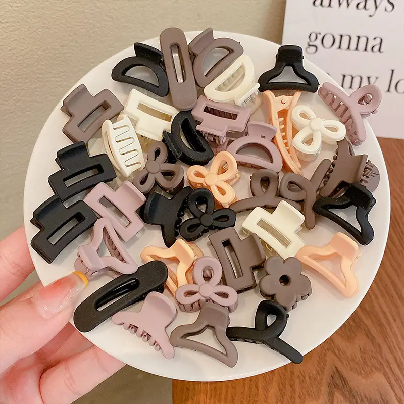 Cross-border Cute Hairpin Box 10 Pcs Grabber Bangs
