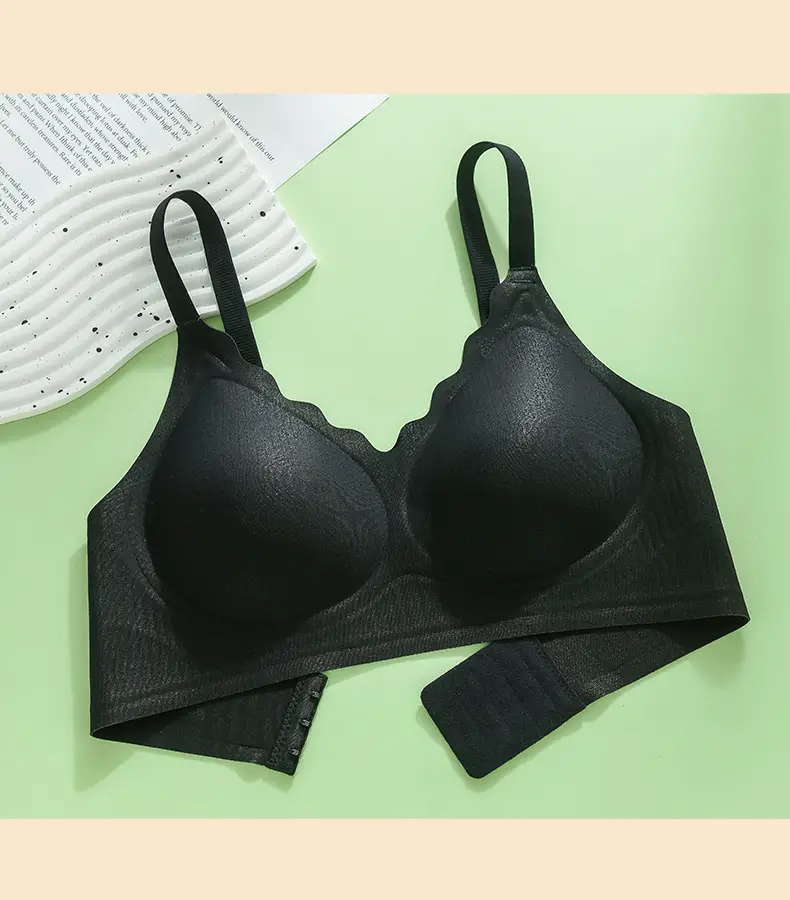 Black Traceless Bra for Women Summer Wear — feature 13