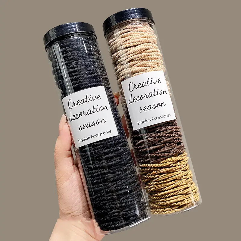Basic Seamless Hair Ring Thread Non-Slip Rope - Image 26