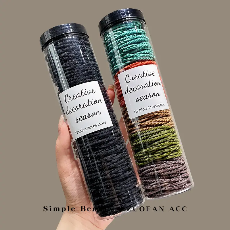 Basic Seamless Hair Ring Thread Non-Slip Rope - Image 11