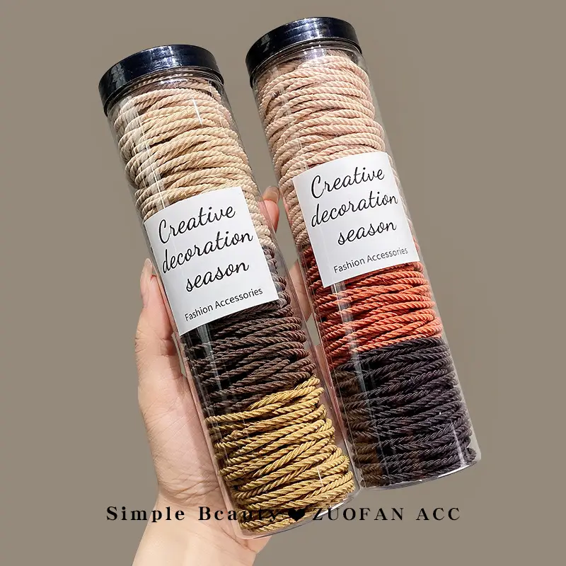 Basic Seamless Hair Ring Thread Non-Slip Rope - Image 12