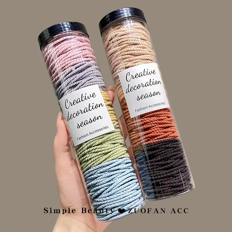 Basic Seamless Hair Ring Thread Non-Slip Rope - Image 13