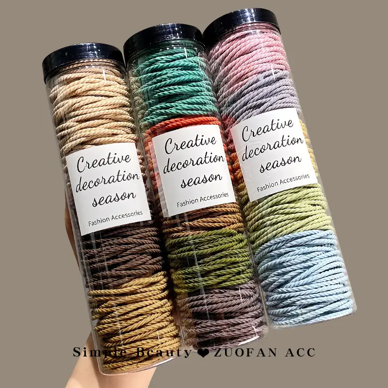 Basic Seamless Hair Ring Thread Non-Slip Rope - Image 14