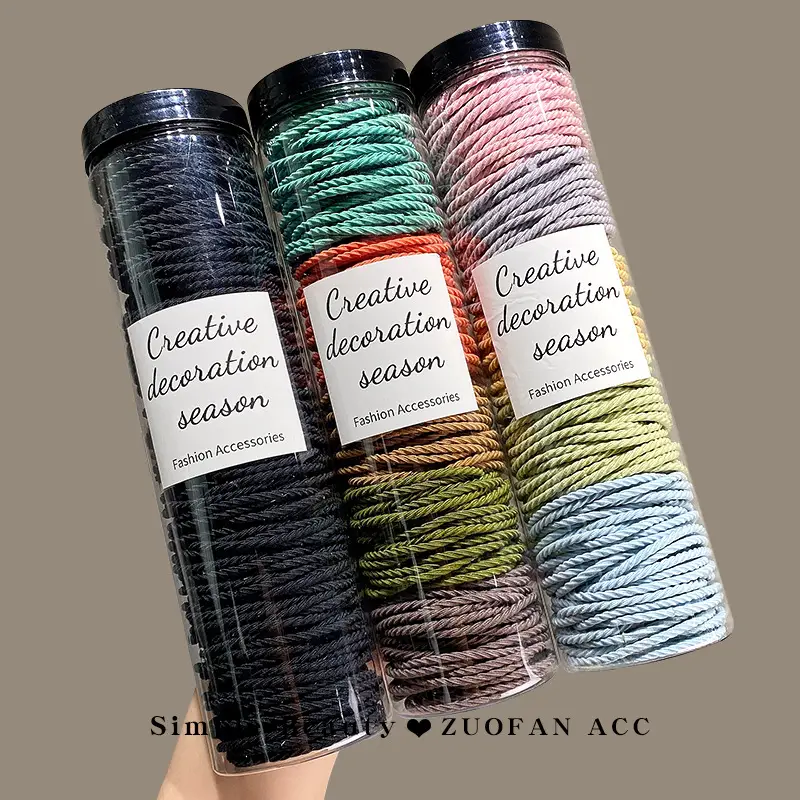 Basic Seamless Hair Ring Thread Non-Slip Rope - Image 15
