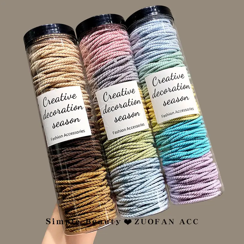 Basic Seamless Hair Ring Thread Non-Slip Rope - Image 16