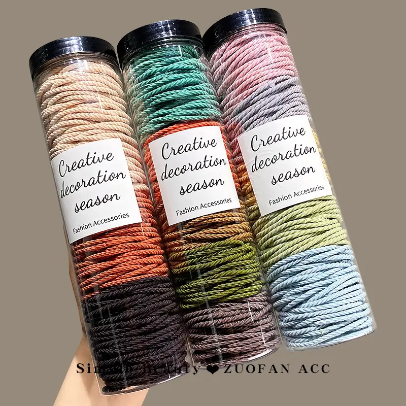 Basic Seamless Hair Ring Thread Non-Slip Rope - Image 17