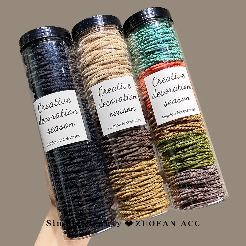 Basic Seamless Hair Ring Thread Non-Slip Rope - Image 20