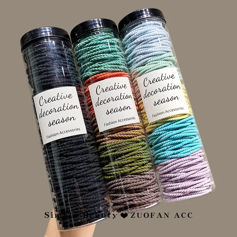 Basic Seamless Hair Ring Thread Non-Slip Rope - Image 21