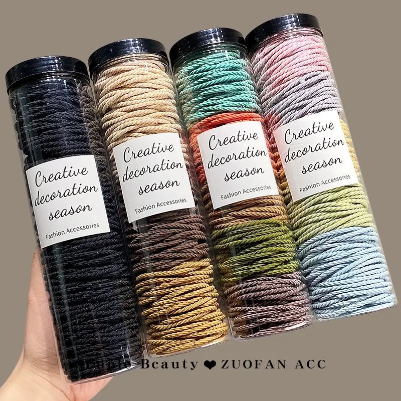 Basic Seamless Hair Ring Thread Non-Slip Rope - Image 22