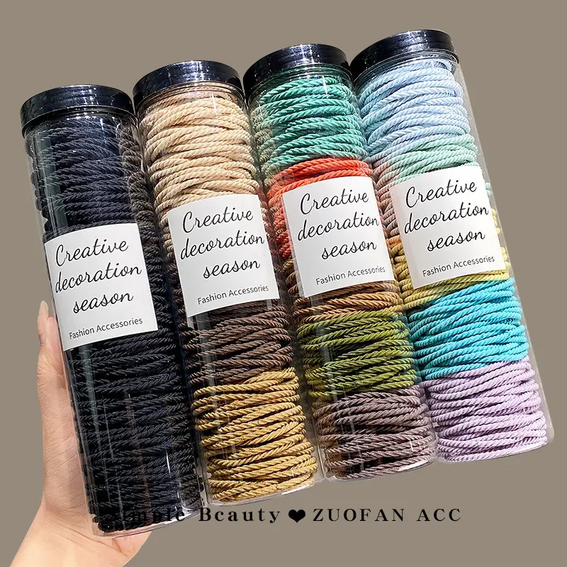 Basic Seamless Hair Ring Thread Non-Slip Rope - Image 23