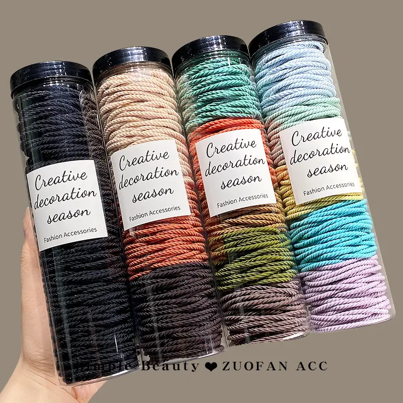 Basic Seamless Hair Ring Thread Non-Slip Rope - Image 24