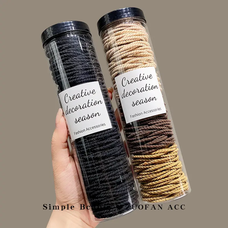 Basic Seamless Hair Ring Thread Non-Slip Rope - Image 7